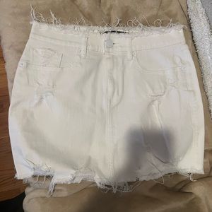Express jean skirt